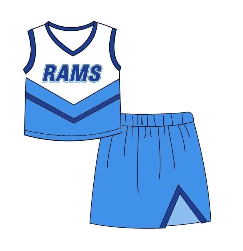 Baby Girl Wildcats Team Tops Skirt Set