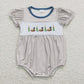 Baby Boy Girl Toddler Embroidery Ducks Stripes Sibling Romper Set Clothes RTS