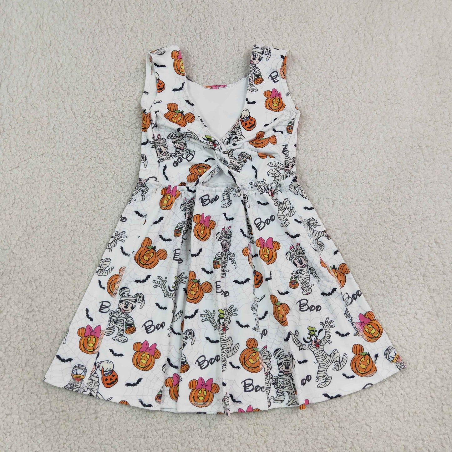 Baby Girls Kids Pumpkins Cartoon Halloween Shorts Dress Yoga Active Clothes RTS