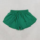 Baby Girls Kids Green Ruffle Shorts Bottom Yoga Clothes RTS