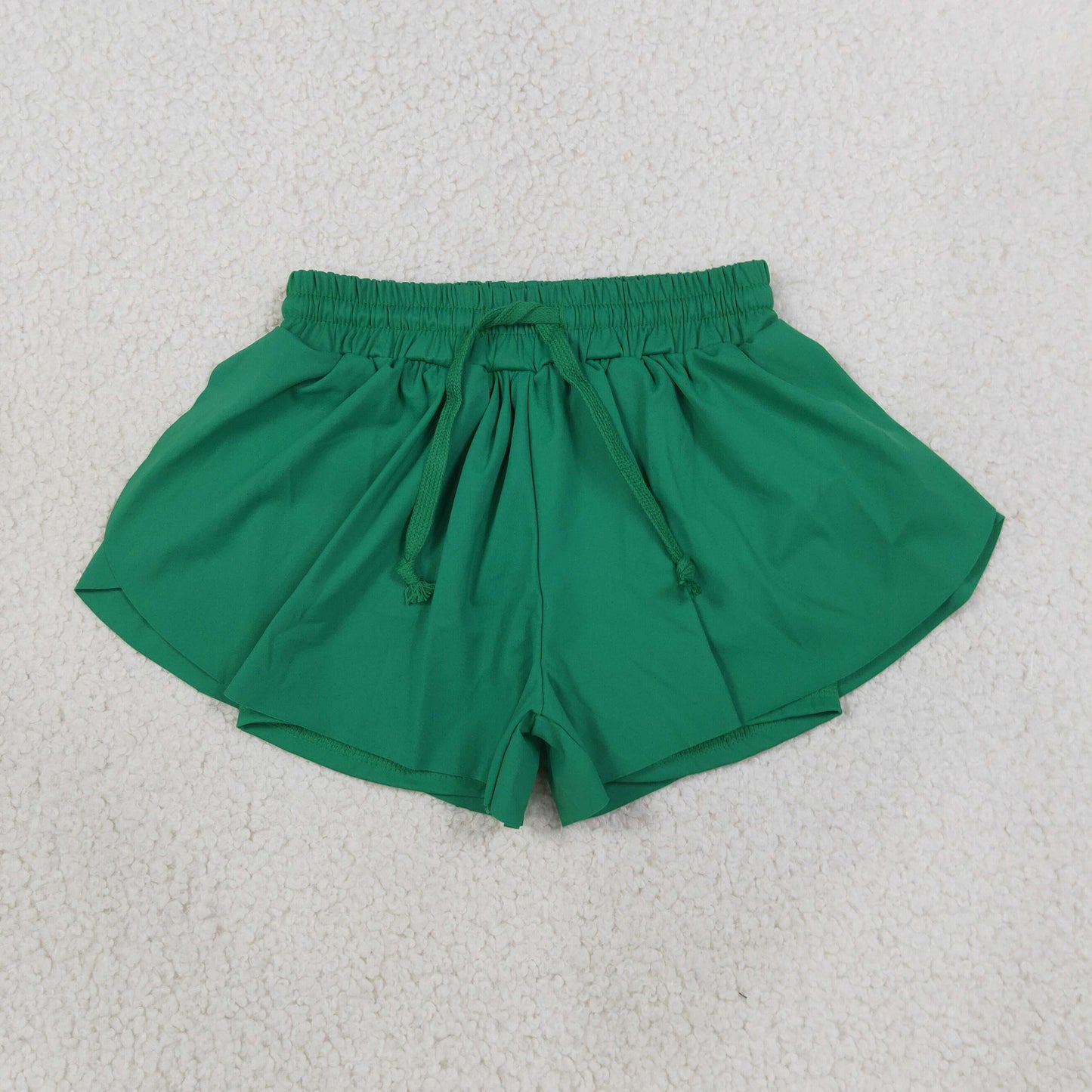Baby Girls Kids Green Ruffle Shorts Bottom Yoga Clothes RTS