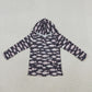 Baby Boys Kids Long Sleeves Fish Buttons Pocket Hoodie Shirt RTS