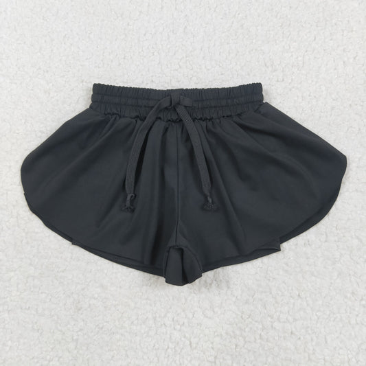Baby Girl Toddler Black Skirt Shorts Skort Yoga Active Bottoms RTS