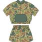 Baby Kids Toddler Sibling Camo Shirt Romper Set Moq 5