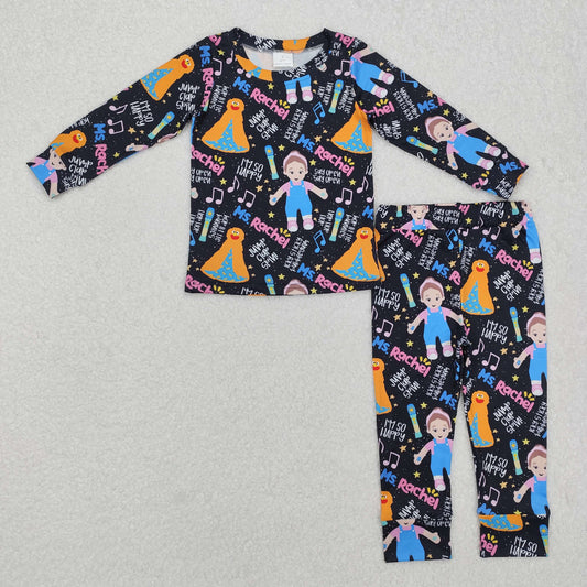 Baby Girl Long Sleeves Teacher Shirt Pants Pajamas Clothes Set