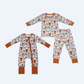 Sibling Girls Kids Long Sleeves Bows Shirt Pants Set Romper Fall Clothes RTS