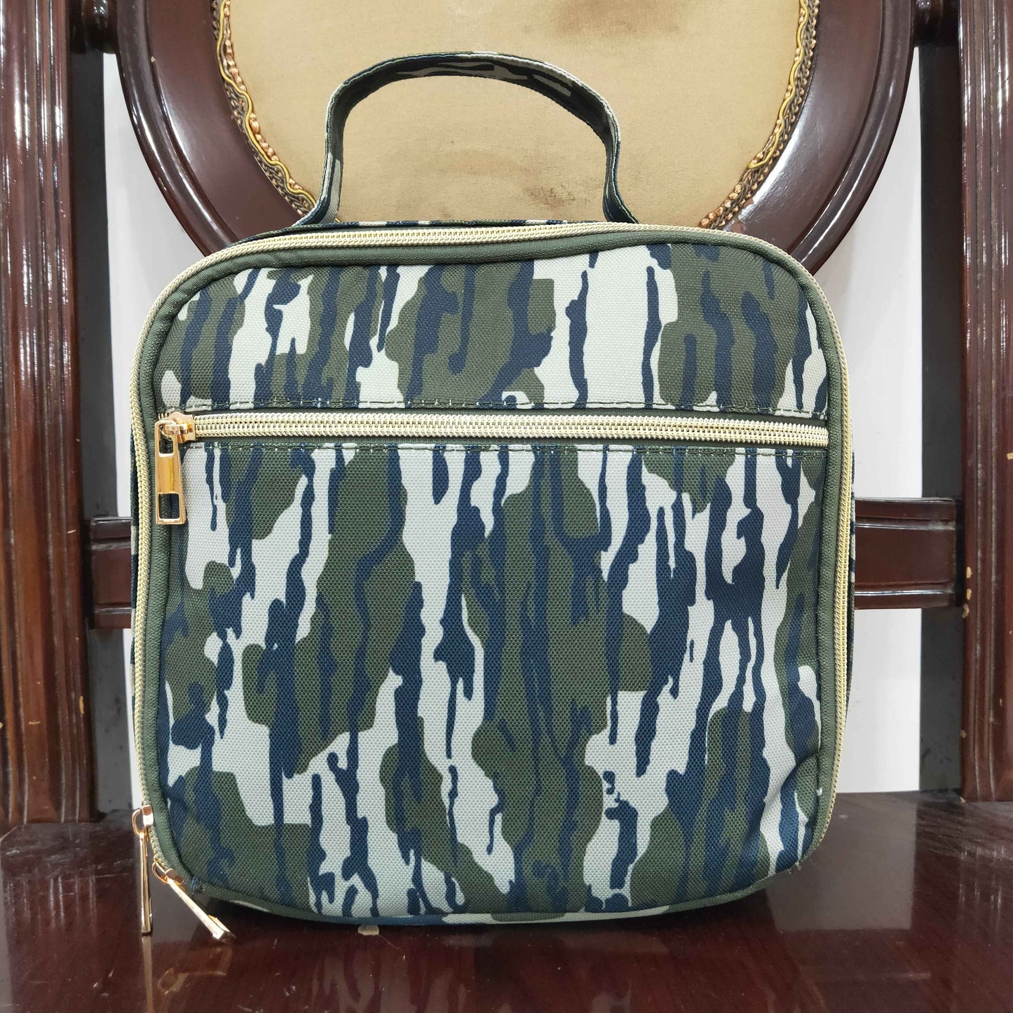 Baby Boy Green Camo Bags Lunch Boxes