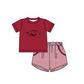 ( Moq 5 Each Style ) Baby Boys Girls Kids Pig Stripes Team Sibling Rompers Sets