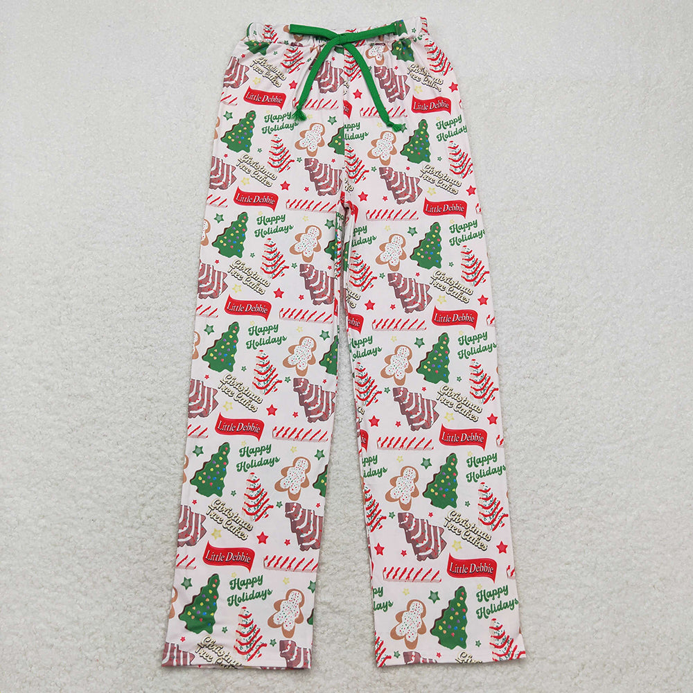 Baby Boy Girl Adult Family Christmas Cake Tree Sibling Pajamas Romper Set