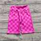 Baby Girl Toddler Checked Pink Biking Shorts Bottoms RTS