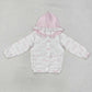 Baby Girl Long Sleeves Pink Bows Hoodie Zipper Shirt Tops