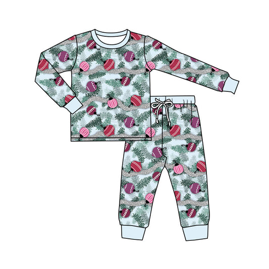 Baby Boy Christmas Tangle Top Pants Pajamas Set