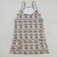 Adult Women Straps Green Camo Pockets Yoga Active Summer Dress RTS