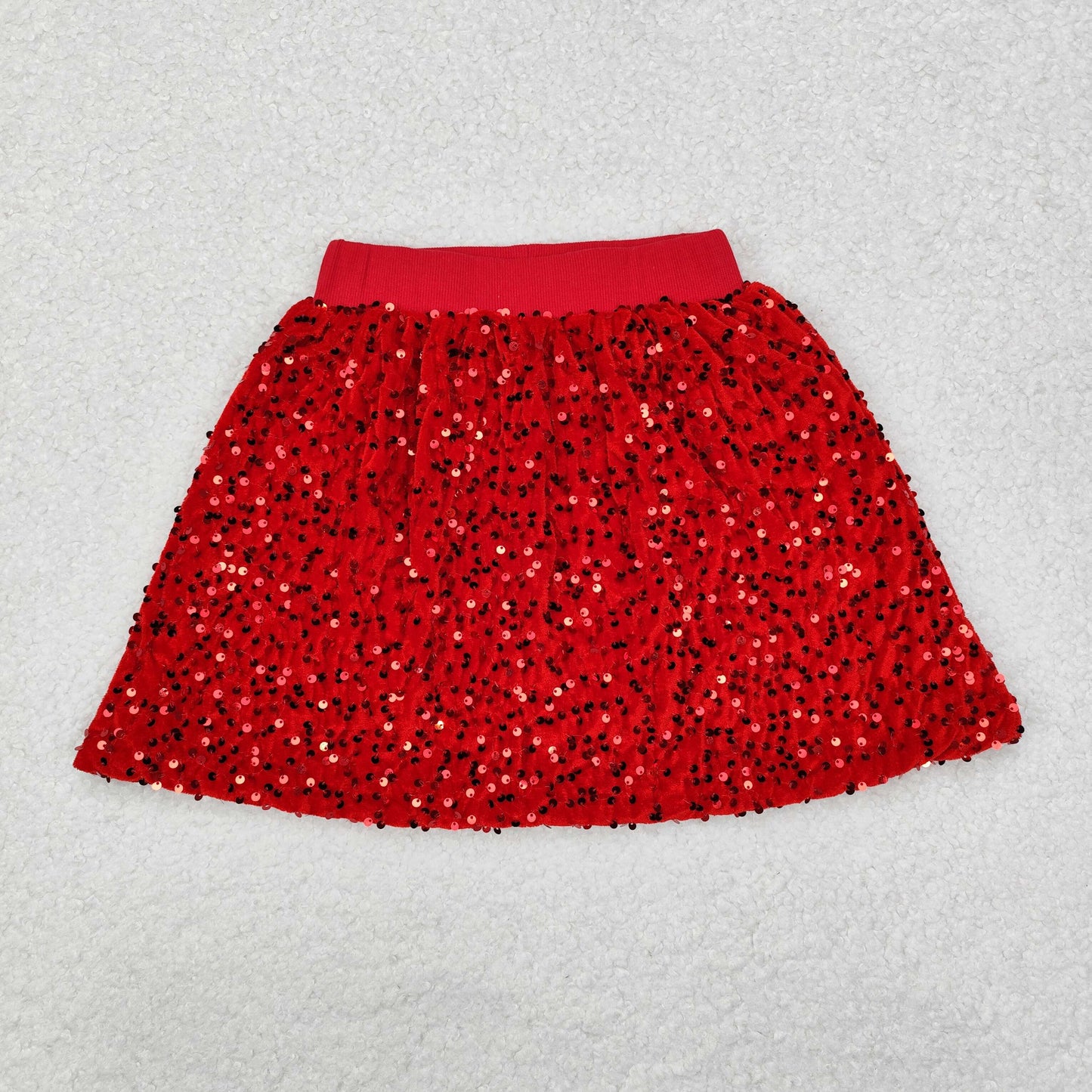 Baby Girl Red Sequins Skirt Clothes