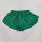 Baby Girls Kids Green Ruffle Shorts Bottom Yoga Clothes RTS