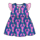 Baby Girl Short Sleeves Crawfish Sibling Romper Dress Clothes Set ( Moq 5 Each Design )