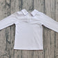Baby Boy Long Sleeves White Cotton Buttons Shirt Tops RTS