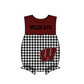 ( Moq 5 Each Style ) Baby Boys Girls Kids W Plaid Team Sibling Rompers Dress Sets