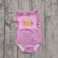 ( No moq ) Preorder Baby Girls Straps Fishing Plaid Ruffle Bubble Romper