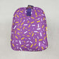 Baby Toddler Kids Adult Plaid Travel Package Purple Gym Bags RTS