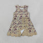 Baby Girls Kids Sleeveless Camo Bows Shorts Scallop Dress Yoga Active Clothes RTS