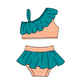 ( Moq 5 Each Style ) Baby Boys Girls Kids Team Sibling Jumpsuits Sets Swimsuits Green Clothes