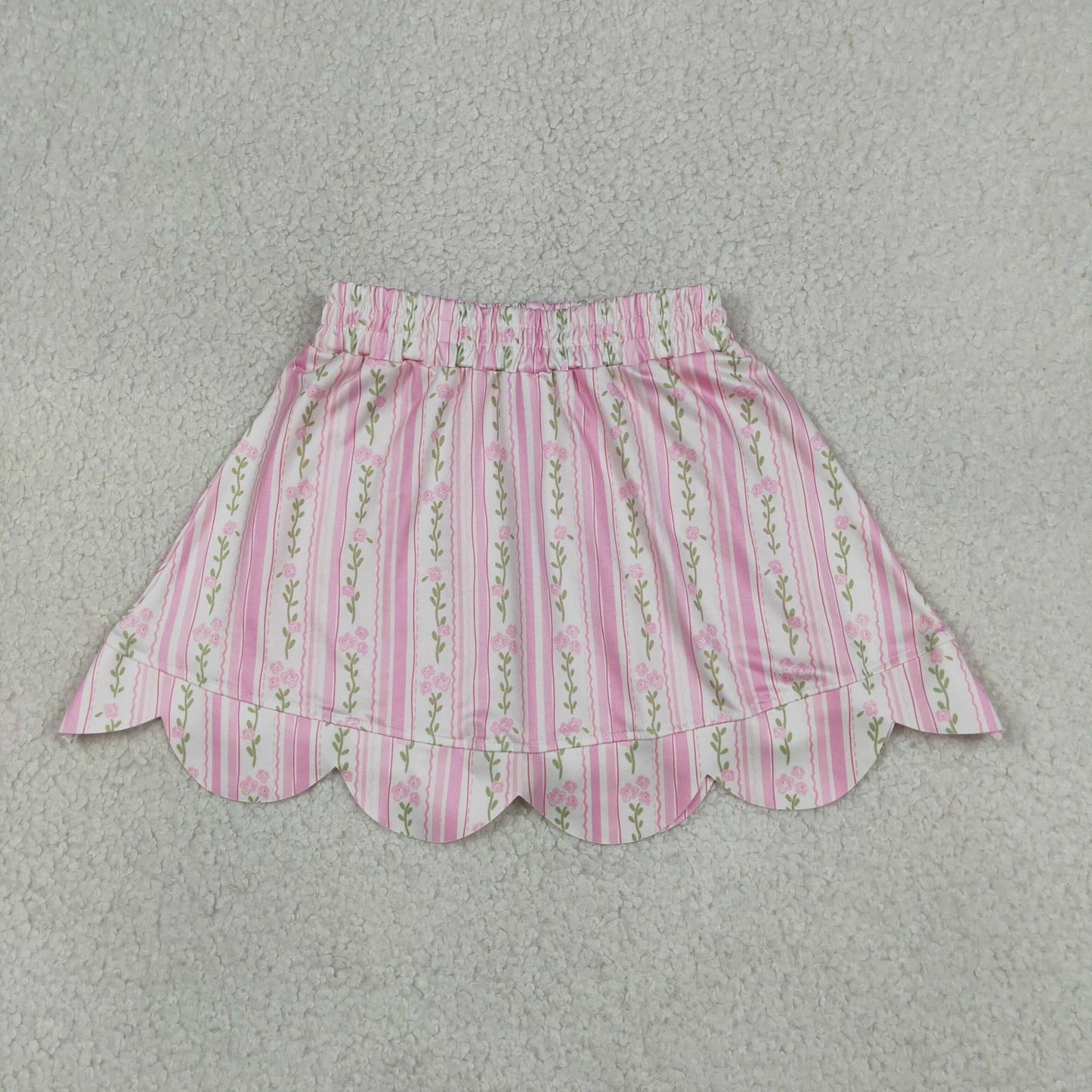 Baby Girls Kids Floral Pink Shorts Skirt Bottom RTS