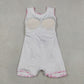 Baby Girls Kids Sleeveless Castles Bows Floral Shorts Knee Length Pink Dress RTS