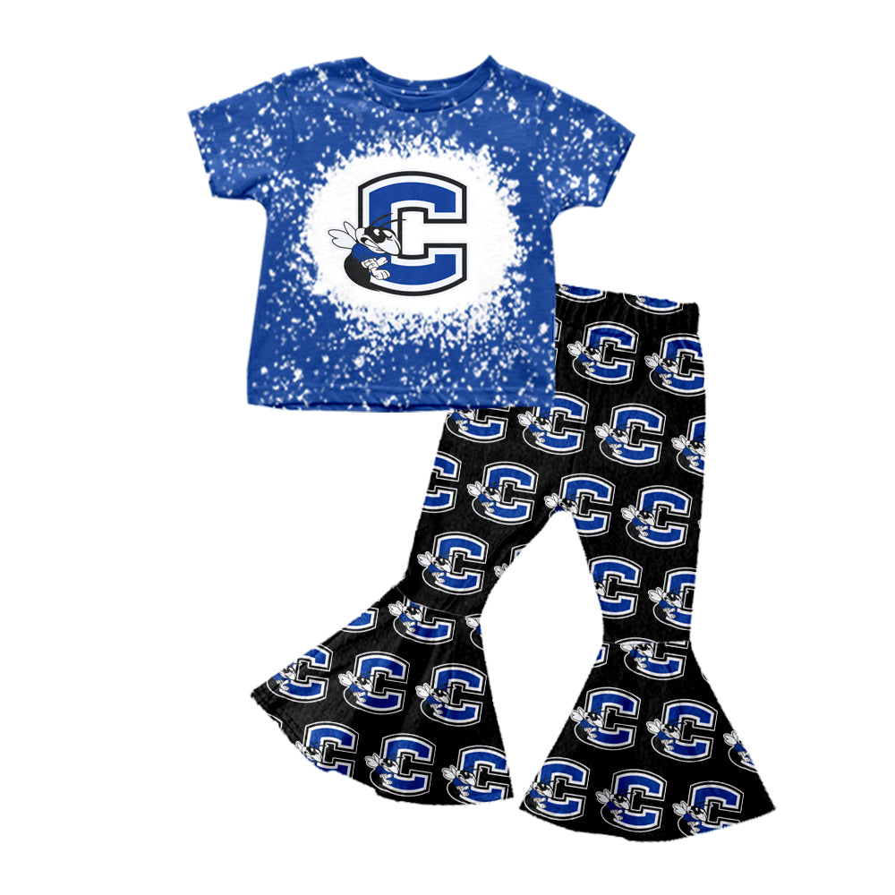 Baby Girl Chelsea Hornets Shirt Bell Pants Team Set