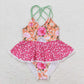 Baby Girl Summer Floral One Piece Sibling Sister Swimsuits