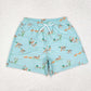 Adult Men Ducks Summer Green Swimming Trunks Shorts