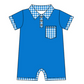 Baby Boy Girl Short Sleeves Summer Sibling Dress Romper Clothes Set ( Moq 5 Each style )