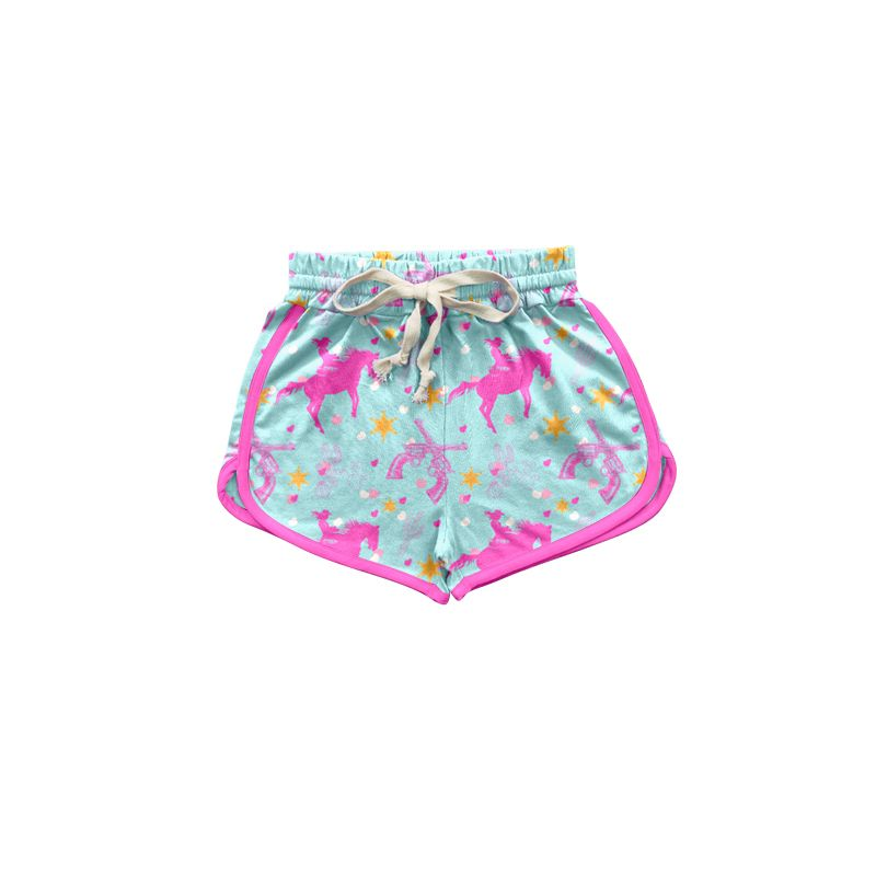 Moq 3 Pre-order SS0225 Baby Girl Rodeo Western Shorts