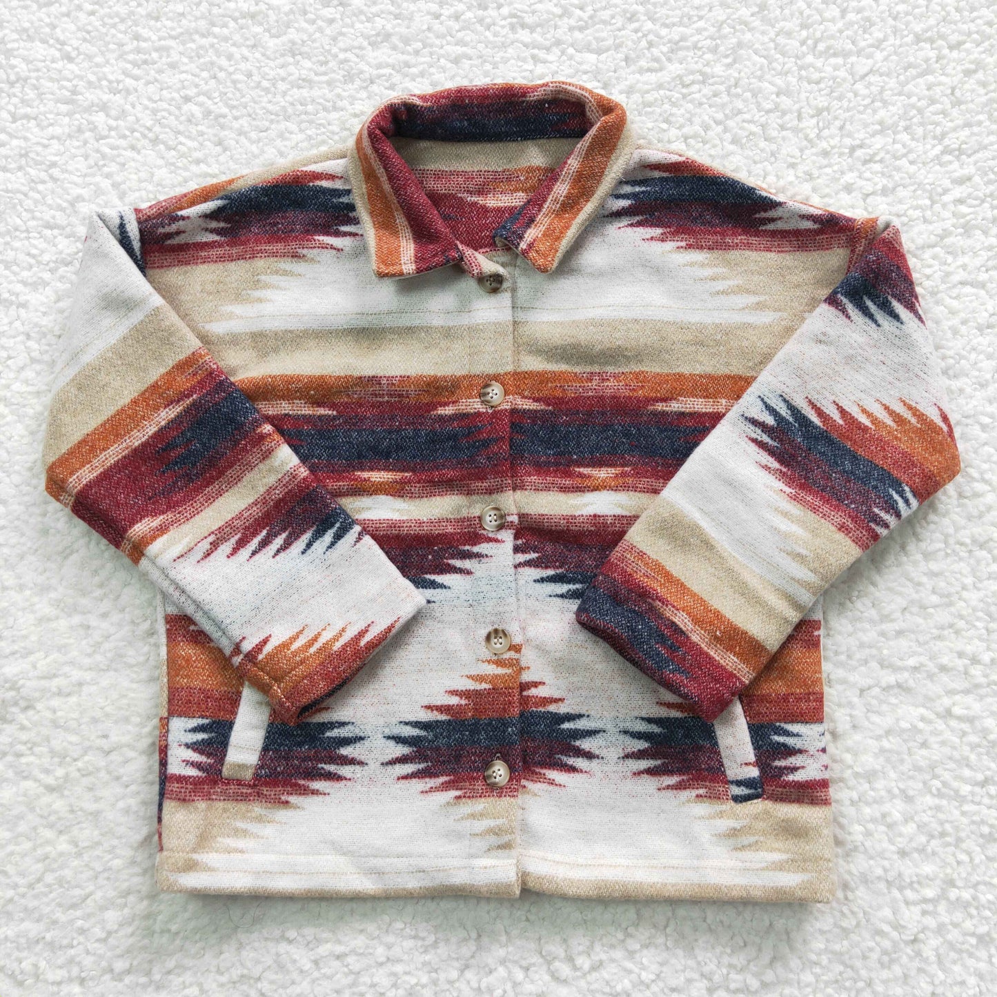 BT0252 Baby Kids Western Aztec Jacket Cardigan