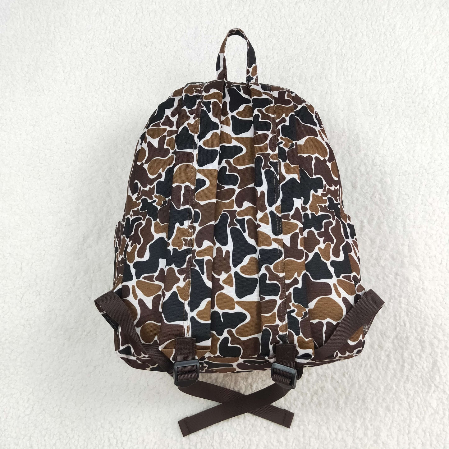 Baby Kids Dark Brown Camo Backpack Bags