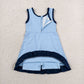 Sibling Baby Girl Kids Sleeveless Ruffle Knee Length Yoga Active Dresses RTS