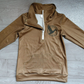 ( No moq ) Preorder Baby Kids Long Sleeves Duck Zipper Pocket Shirt Hunting Pullover