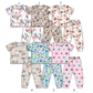 ( Moq 5 Each Style ) Sibling Baby Girls Kids Short Sleeves Flower Shirts Pants Sets Pajamas Clothes
