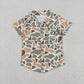 Boys Kids Green Orange Camo Hunting Shirt Sibling Clothes RTS
