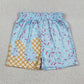 Baby Boys Kids Drips Team Light Blue Shorts Bottom RTS