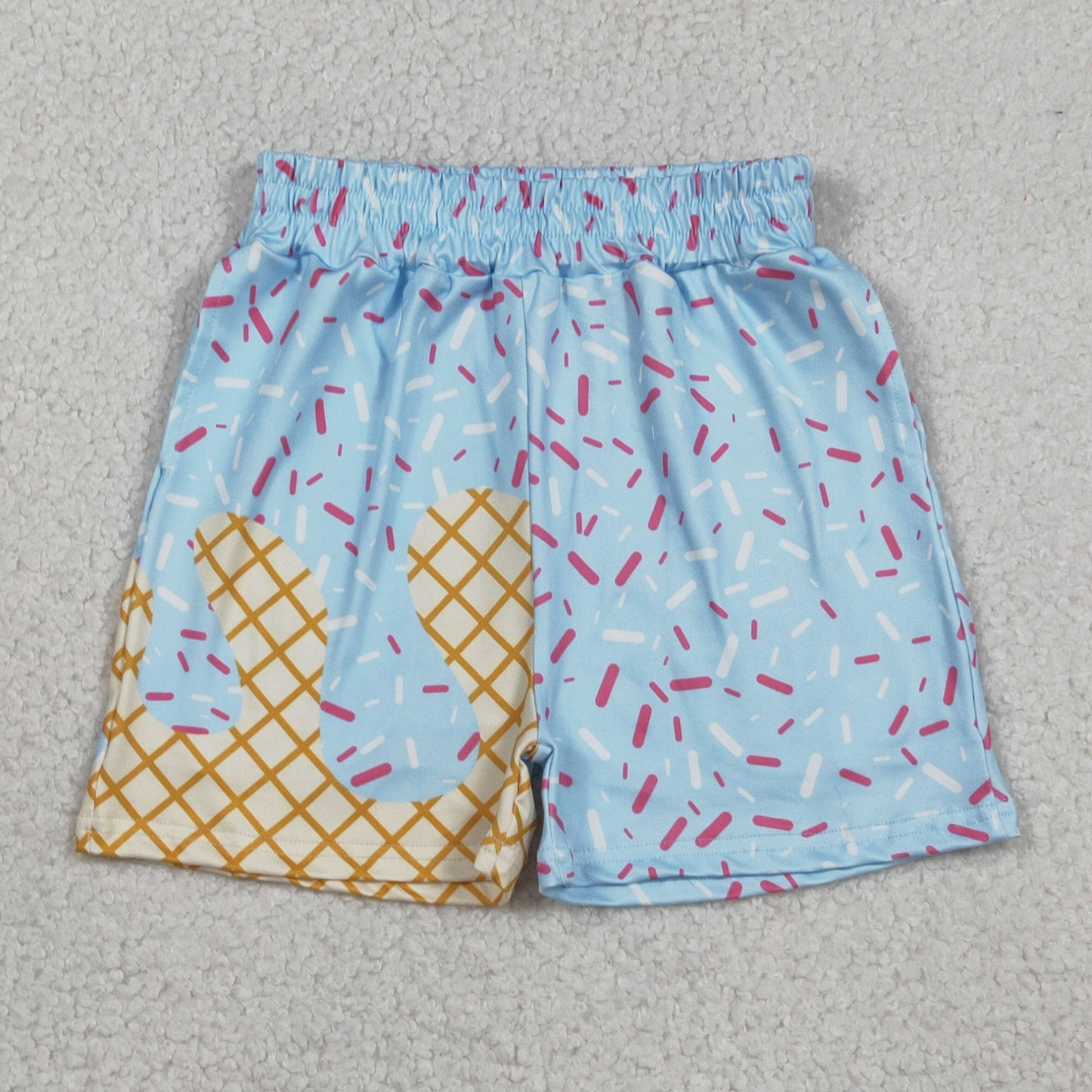 Baby Boys Kids Drips Team Light Blue Shorts Bottom RTS