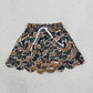 Baby Girls Kids Shorts Pockets Skirt Scallop Brown Camo Clothes RTS