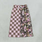 Baby Girls Kids Leaves Checked Pants Bottoms Camo Clothes RTS