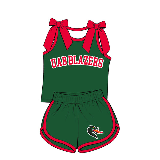 ( Moq 5 ) Sibling Baby Girls Kids Sleeveless Bows Shirt Shorts Team Set Clothes