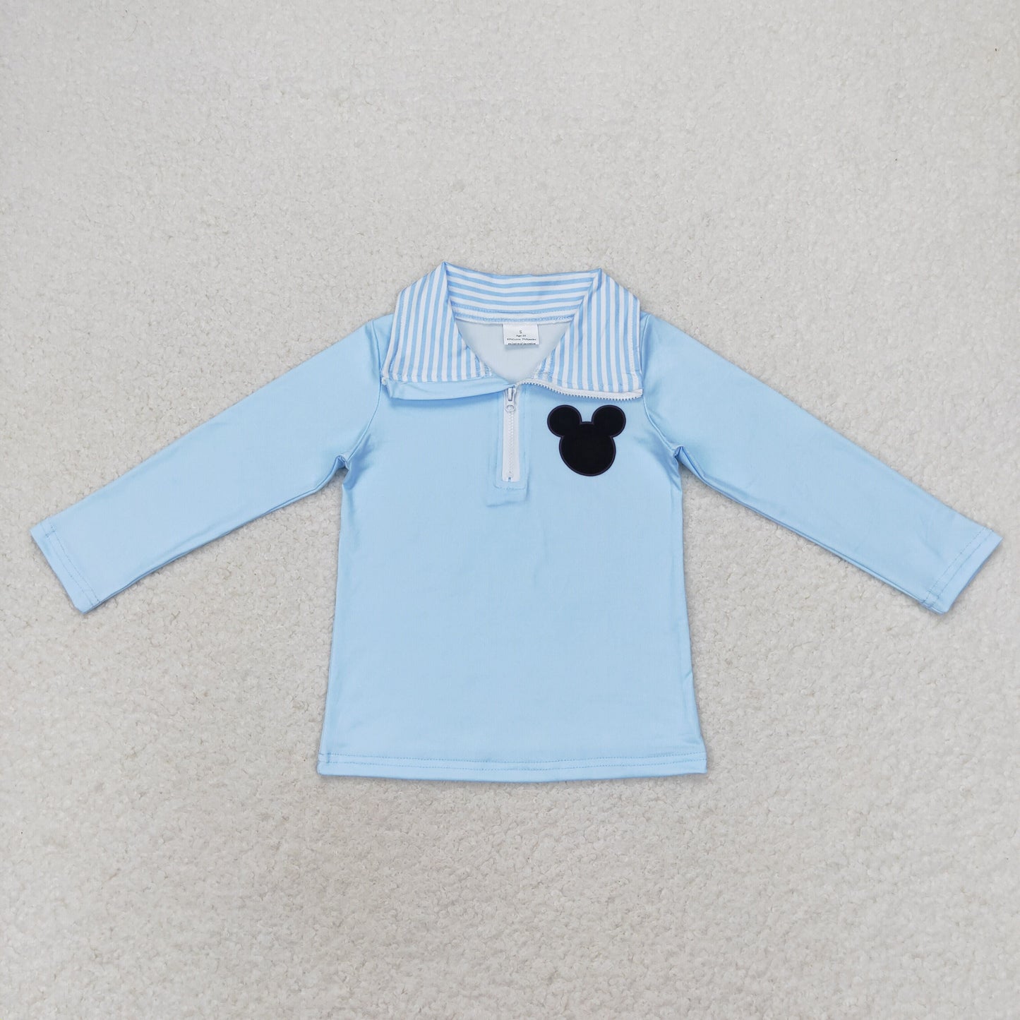 Baby Boy Girl Sibling Mouse Zipper Tee Shirts Tops