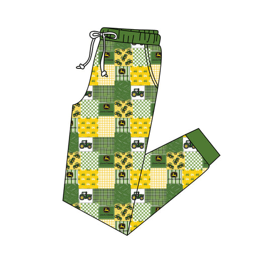 Adult Tractors Pajamas Pocket Pants