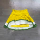( No moq ) Preorder Baby Girls Kids Green Buttons Shirt Skirt Shorts Yoga Active Set Clothes