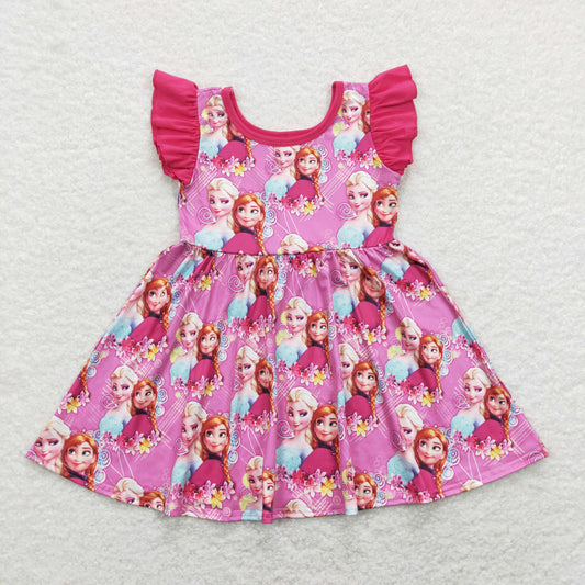 GSD0763 Baby Girl Short Sleeves Princess Dress