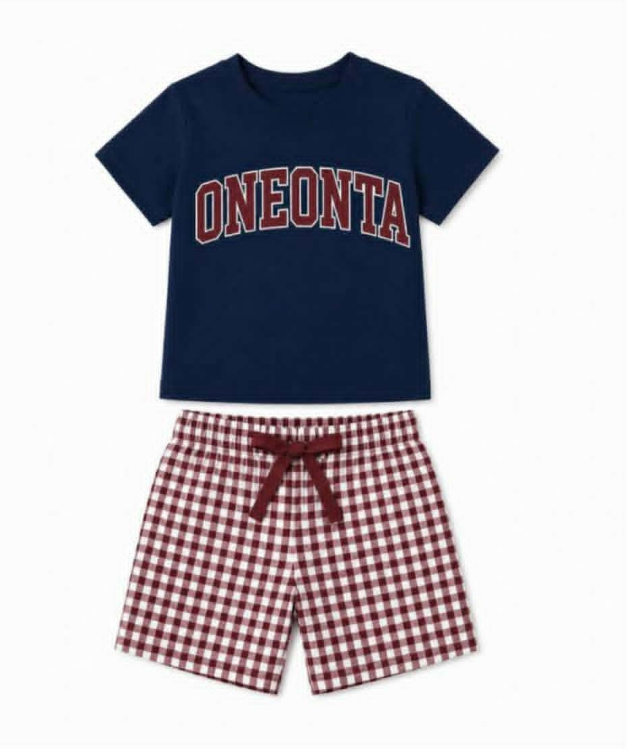 Custom Baby Boy Girl Tops Shorts Sets Summer Clothes 6.1