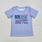 Baby Boy Short Sleeves Fishing Blue Shirt Tops